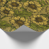 Gelbe Mäuse Geschenkpapier (Ecke)