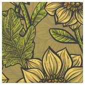 Gelbe Mäuse Stoff (Nahaufnahme)