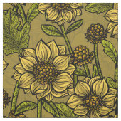 Gelbe Mäuse Stoff (Muster)