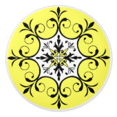 Gelbe Medaille Keramikknauf (Vorderseite)