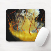 Gelbe Medusa-Quallen Mousepad (Mit Mouse)