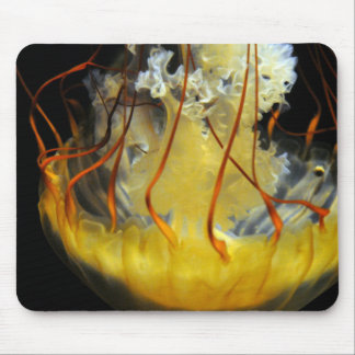 Gelbe Medusa-Quallen Mousepad