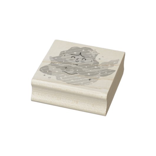 Gelbe Meerjungfrau Gummistempel (Stempel)