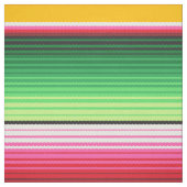 Gelbe mexikanische Serape-Blanket-Streifen Stoff (Muster)