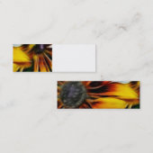 Gelbe Mini Visitenkarte (Vorne/Hinten)