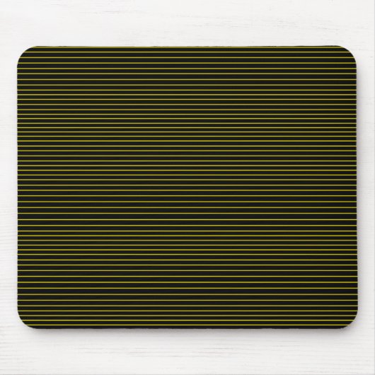 Gelbe Minimallinien Mousepad (Vorne)