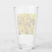 Gelbe Mit Augen Susans Blumengetränk Glas (Rückseite)