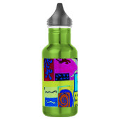 Gelbe Mode Abstrakte Inspiration aus Matisse Edelstahlflasche (Links)