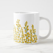 Gelbe, moderne Blumengärten blühen Jumbo-Tasse (Rechts)