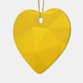 Gelbe, moderne, coole, trendige, urbane geometrisc keramik ornament (Links)