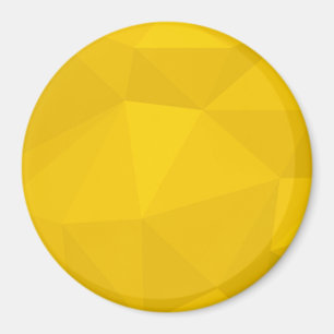 Gelbe, moderne, coole, trendige, urbane geometrisc magnet