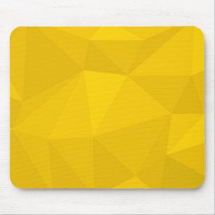Gelbe, moderne, coole, trendige, urbane geometrisc mousepad