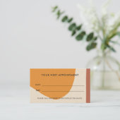 GELBE, MODERNE KRAFT ABSTRAKTE KUNSTERNENNUNG VISITENKARTE (Stehend Vorderseite)