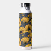 Gelbe Mohn auf der Marine Trinkflasche (Links)