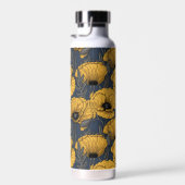 Gelbe Mohn auf der Marine Trinkflasche (Rechts)
