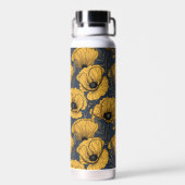 Gelbe Mohn auf der Marine Trinkflasche (Rückseite)