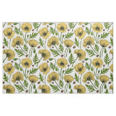 Gelbe Mohn und Ladybugs Stoff (Yard (91,4 cm))