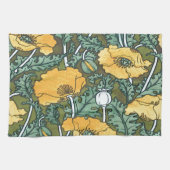 Gelbe Mohnblume Handtuch (Horizontal)