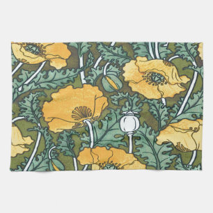 Gelbe Mohnblume Handtuch