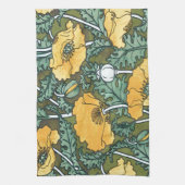 Gelbe Mohnblume Handtuch (Vertikal)