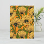 Gelbe Mohnblumen (Stehend Vorderseite)