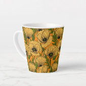 Gelbe Mohnblumen Milchtasse (Linke Ecke)