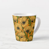 Gelbe Mohnblumen Milchtasse (Rechte Ecke)