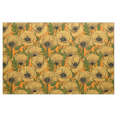 Gelbe Mohnblumen Stoff (Yard (91,4 cm))