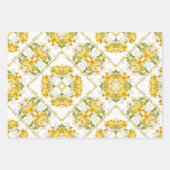 Gelbe Molkereien mischen, passend verpacken Geschenkpapier Set (Vorderseite 2)