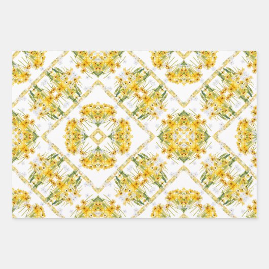 Gelbe Molkereien mischen, passend verpacken Geschenkpapier Set (Vorderseite 2)