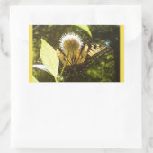 Gelbe Monarchaufkleber Rechteckiger Aufkleber (Tasche)