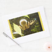 Gelbe Monarchaufkleber Rechteckiger Aufkleber (Umschlag)