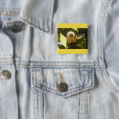 Gelbe Monarchknopf Button (Beispiel)