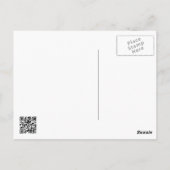 Gelbe Mongolose Postkarte (Rückseite)