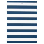 Gelbe Monografie der Navy und des White Stripes Klemmbrett (Rückseite)