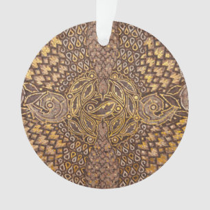 Gelbe Mosaik-Details, Deutschland Ornament