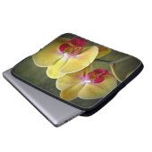 Gelbe Mottenorchien - Phalaenopsis Laptopschutzhülle (Vorne Knopf)