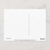 Gelbe Mücke Postkarte (Rückseite)