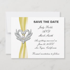 Gelbe Multifunktionsleiste Silberschwänze Save the Einladung