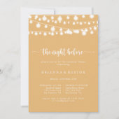 Gelbe Nacht vor dem Probe Einladung (Vorderseite)