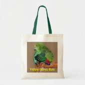 Gelbe Naped Amazonas Regel-Taschen-Tasche Tragetasche (Vorne)