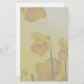 Gelbe Narzisse Daffodil Briefpapier (Vorne/Hinten)
