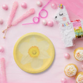 Gelbe Narzisse Pappteller (Party)