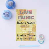 Gelbe Narzisse Vintage affodile Retro Flyer (Einzeln)