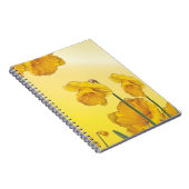 Gelbe Narzisse Vintage affodile Retro Notizblock (Rechte Seite)