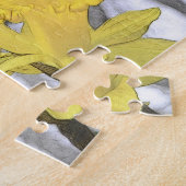 - Gelbe Narzissen aufwärts erreichen Puzzle (Seite)