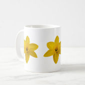 Gelbe Narzissen-Tasse Kaffeetasse (Vorderseite Links)