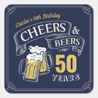 Gelbe Navy-Cheers und Biere jeden Alters Geburtsta