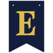 Gelbe Navy-Cheers und Biere jeden Alters Geburtsta Wimpelkette (Dritte Fahne)