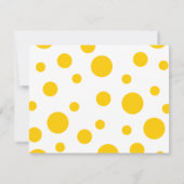 Gelbe Ochse Dankeskarte (Rückseite)